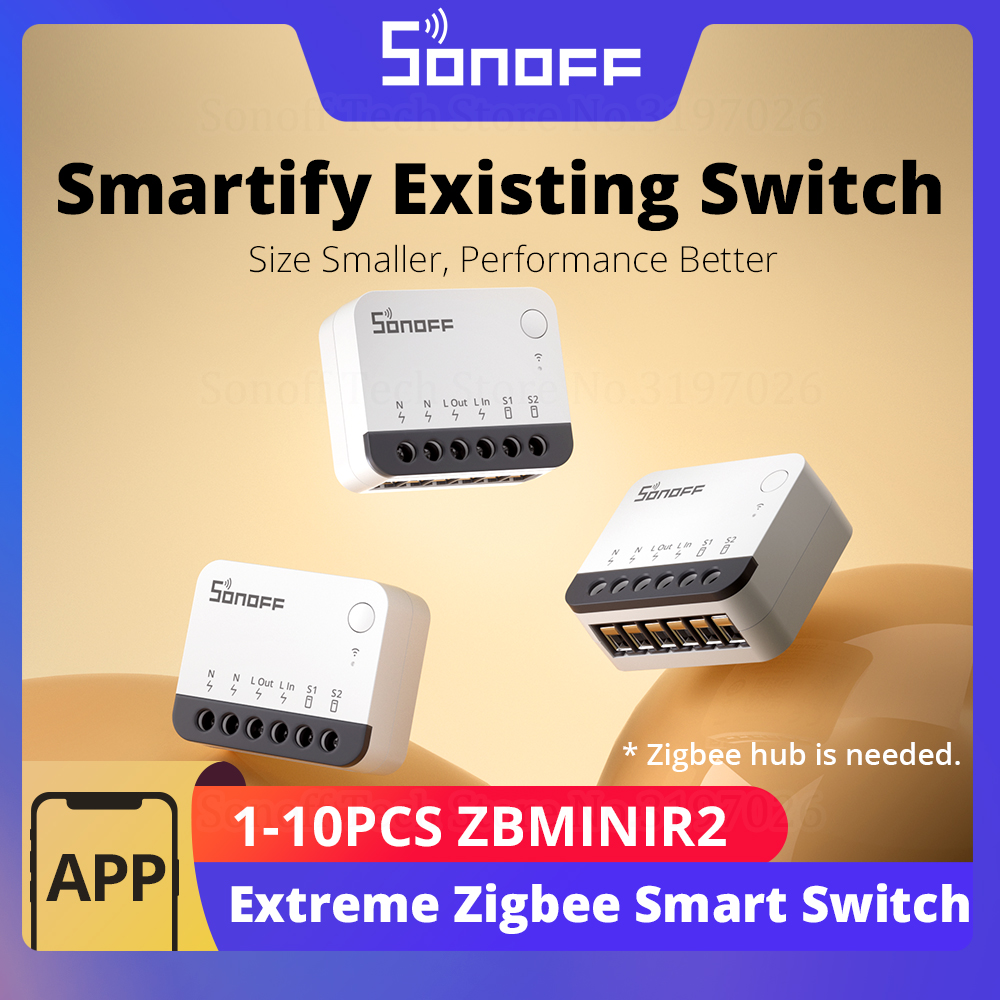 Sonoff Mini R4 - SONOFF ZBMINIR2 Zigbee Smart Switch Mode