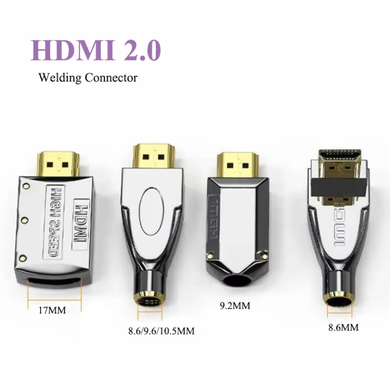 Shelly Plug - Konektor HDMI pengelasan dengan cangkang DIY,