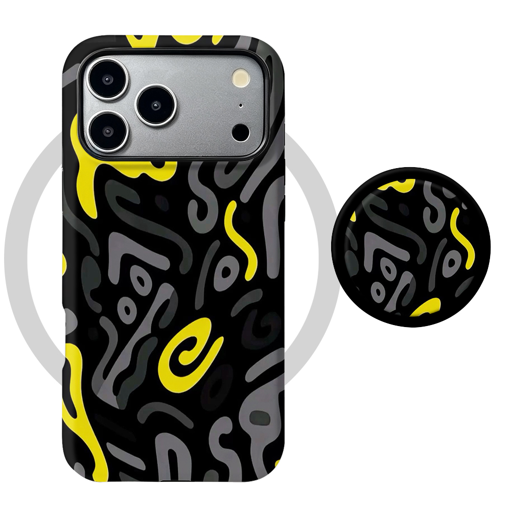 Shelly - Casing Magnetik Grafiti Abstrak Untuk Xiaomi