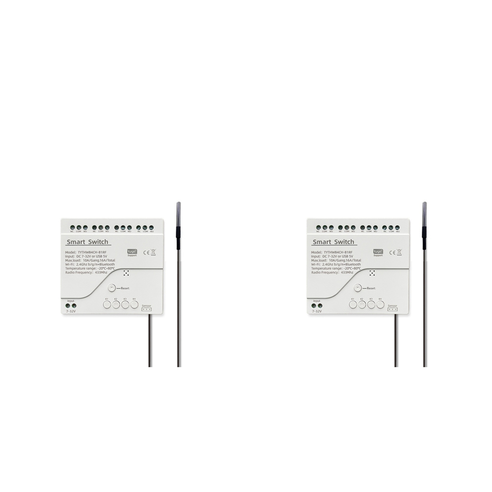 B44C 2X Tuya Wifi DC 7-32V 4 S - Tuya 4 Channel ulasan dan harga