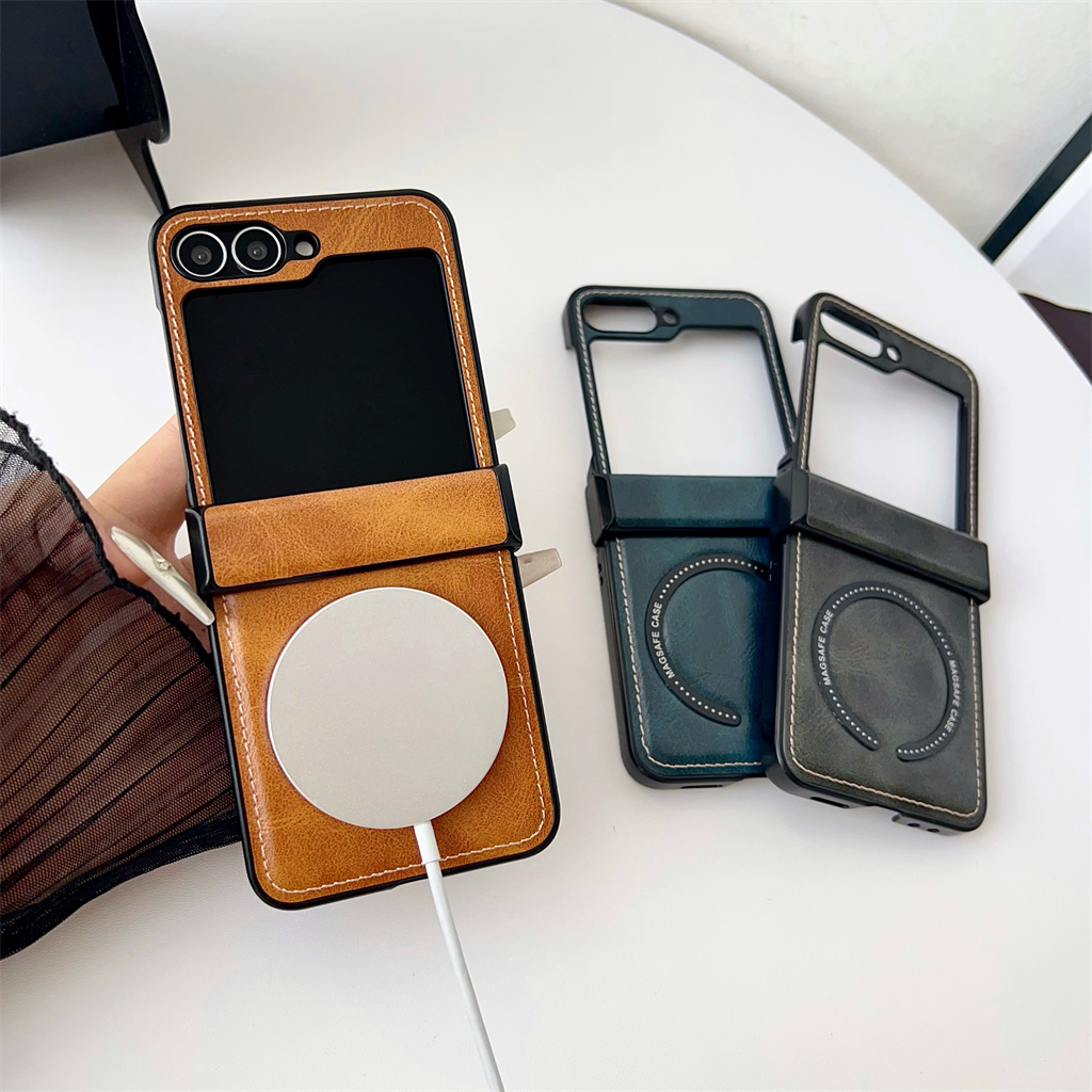 Casing Ponsel Kulit PU Magneti - Shelly ulasan dan harga