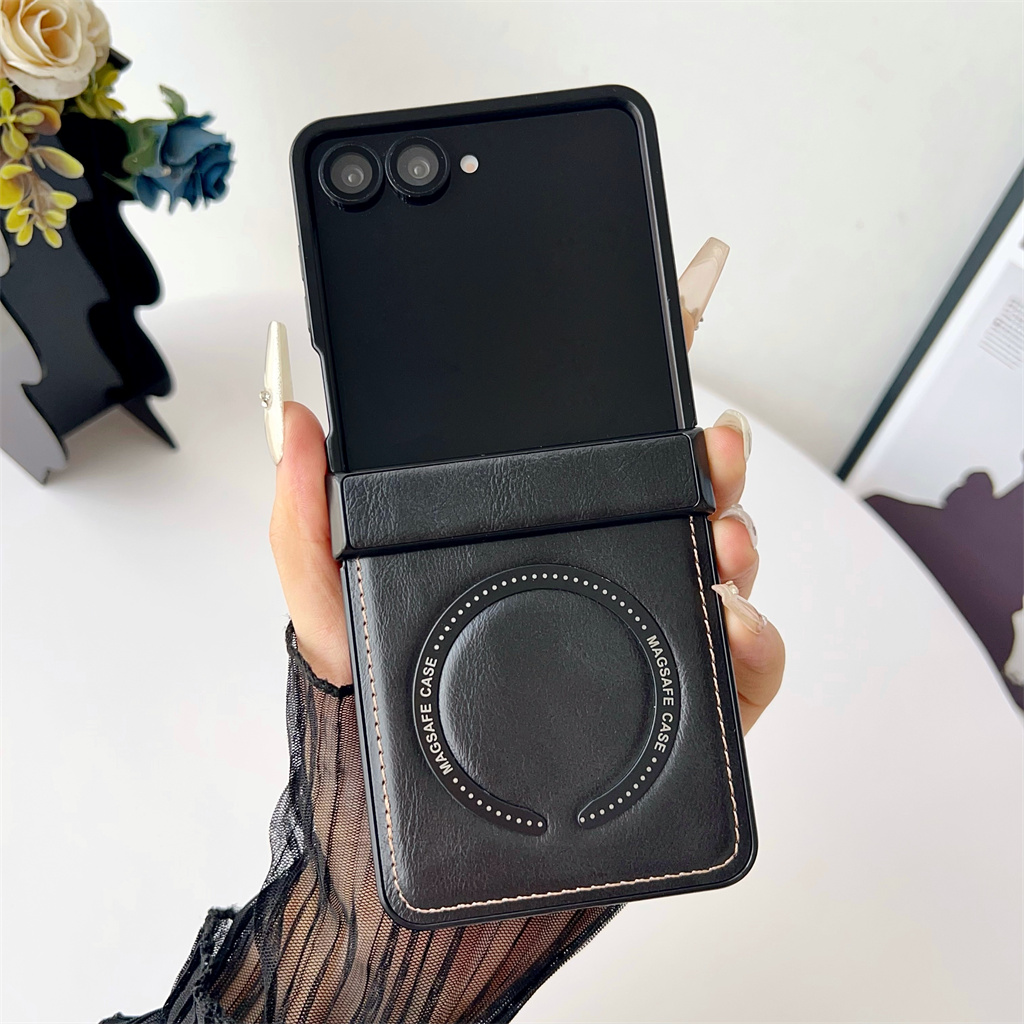 Casing Ponsel Kulit PU Magneti - Shelly ulasan dan harga