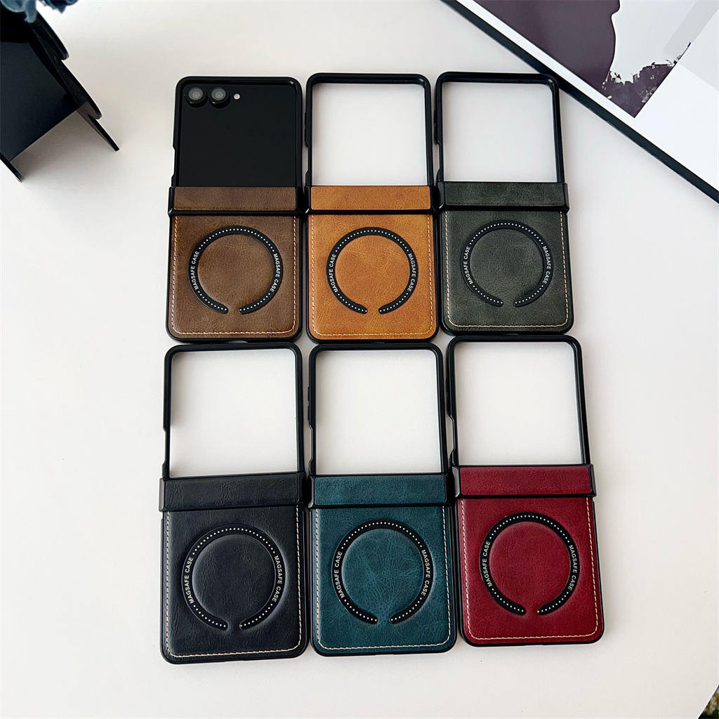 Casing Ponsel Kulit PU Magneti - Shelly ulasan dan harga