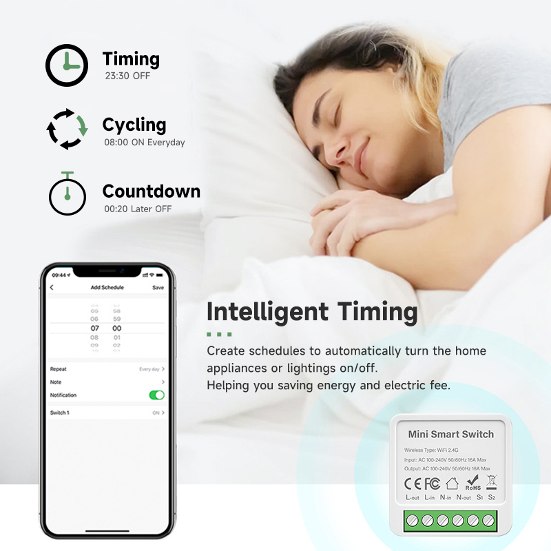 Tuya Modul Sakelar WiFi Pintar - Tuya 4 Channel ulasan dan harga