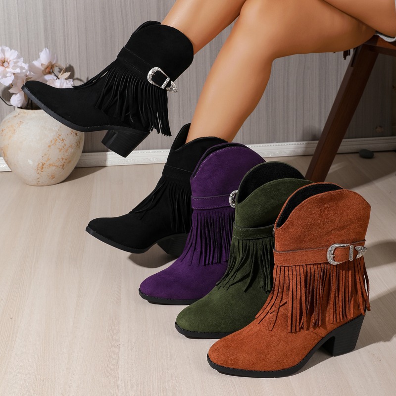 Sepatu Boots Wanita Model Retr - Tasmota ulasan dan harga