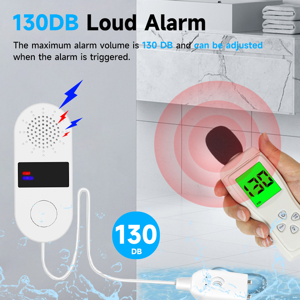 Tuya detektor kebocoran air Wi - Home Assistant Tuya ulasan dan harga