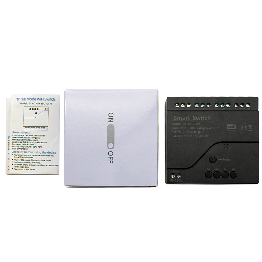 Modul saklar kontrol peralatan - Tuya 4 Channel ulasan dan harga