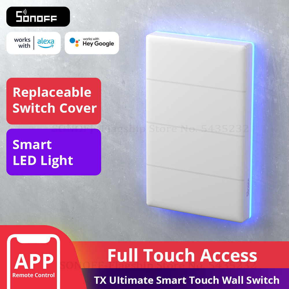 SONOFF T5 saklar lampu pintar  - Sonoff Mini R4 ulasan dan harga